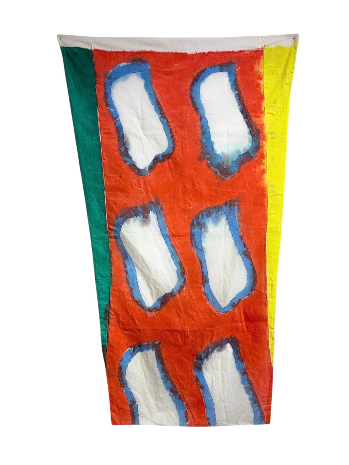 CLAUDE VIALLAT - Acrylique sur tissu - 2021